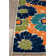 Alyshia Floral Orange/Navy/Green Indoor & Outdoor Area Rug