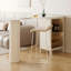 Table de bar 70,87 "moderne et minimaliste en granit pour la maison - table longue de style crème