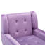Jaqueze Upholstered Polyester Tufted Square Arm Accent chair-1875839032