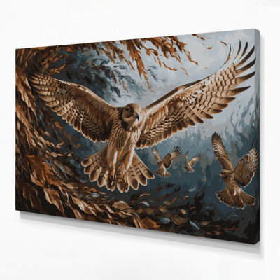 «Birds Eurasian Sparrowhawk», art mural sur toile