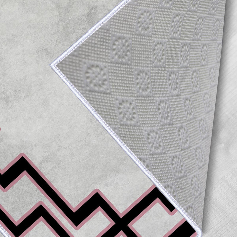 Premium Woven Area Rug, 100% Polyester, 4.6 x 7.2 ft | Antibacterial, Non-Slip PVC Dot Underside | 3D Digital Printing, Machine Washable, Pile Height: 0.3 in | Ideal for Living Room, Bedroom, and Dining Spaces