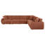 Canapé modulaire rembourré 6 pièces Henry Corail-1766612063-1766612056