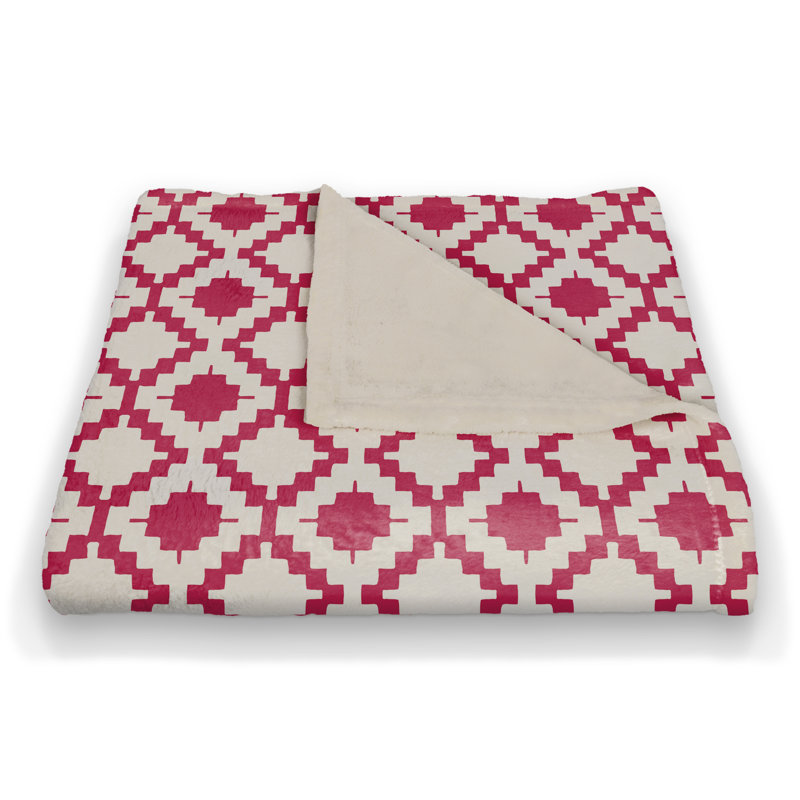 Jeté aztèque Magenta Diamond