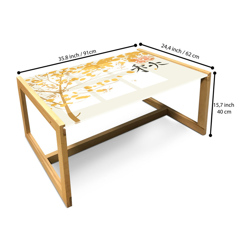 Jakell Sled Coffee Table, 90cm H x 62cm W x 40cm D
