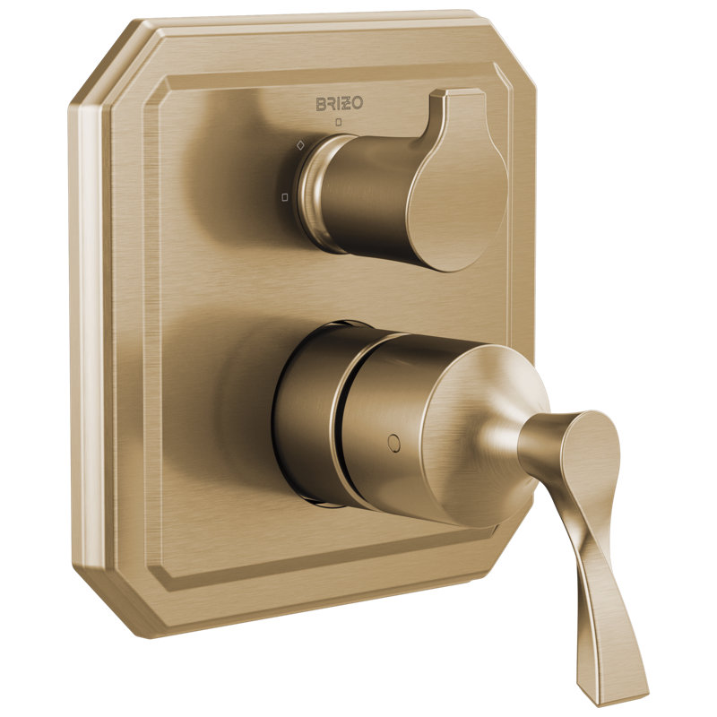 Virage® Pressure Balance Valve with Integrated 3-Function Diverter Trim, Luxe Gold