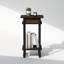 Furinno Turn-N-Tube Tall Nightstand with Bin, Espresso/Brown-333640568-292757587