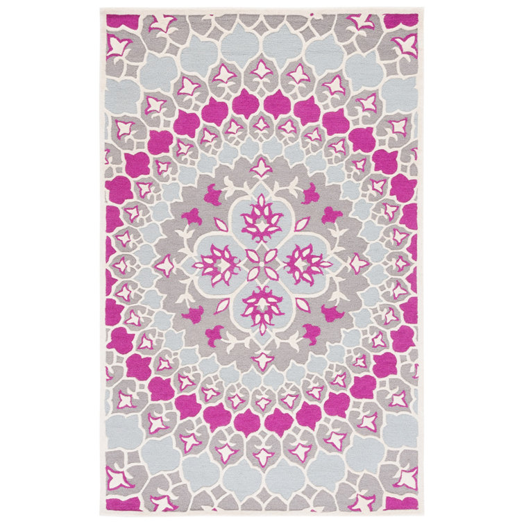 Miu Hand Tufted Wool Floral Rug