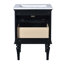 24'' Bathroom Vanity Cabinet With Ceramic Sink Combo Set, Solid Wood Frame Modern Bathroom Storage Cabinet With 2 Drawers