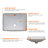 48'' Single Bathroom Vanity Top  With Engineered Stone Countertop   