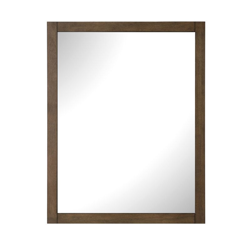Tahoe 28 in. W x 36 in. H Framed Wall Mirror in Almond Latte, Almond Latte
