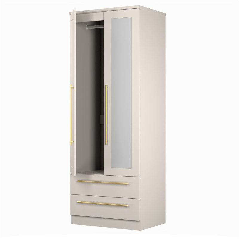Behrad Manufactured Wood Wardrobe, Kashmir Matt
