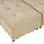 Canapé-lit modulaire 121,2 po avec deux tablettes de rangement, brun-484567486