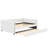 Full XL Upholstered Daybed with Trundle & LED, White – Sofa, Guest Bed, Kids & Dorm Furniture
