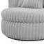 Fauteuil demi-tonneau surdimensionné Mindy