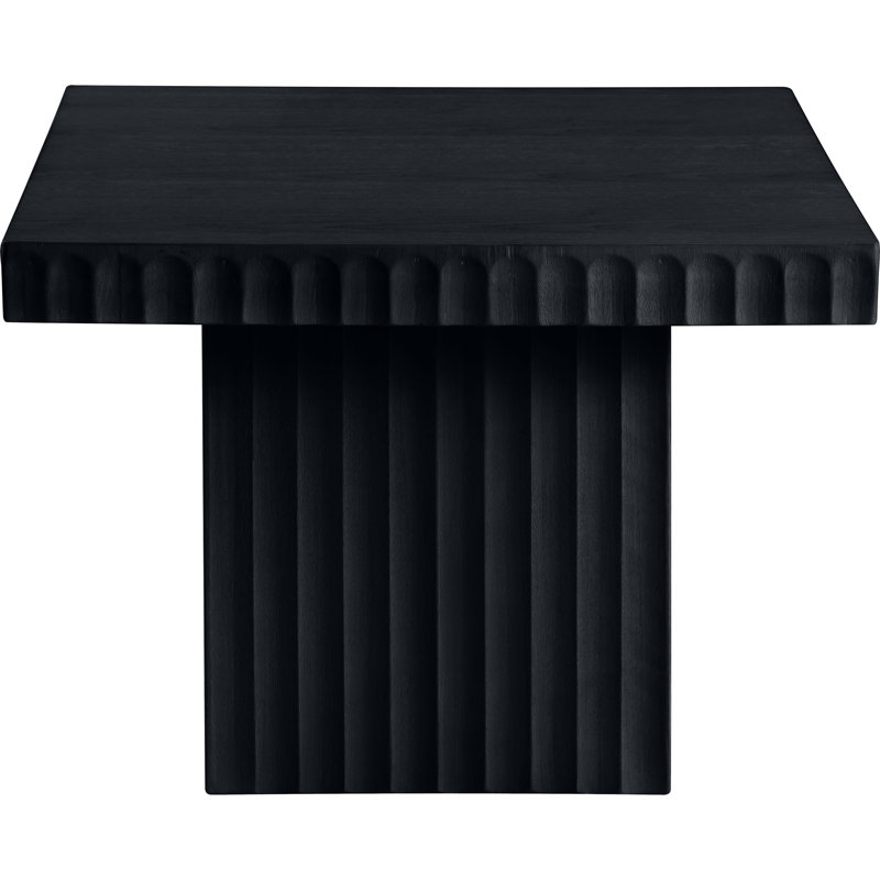 Table basse Fionntan, H 15 po x L 21 po x l 21 po, Noir, noir, noir, noir