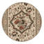 Tapis oriental moelleux moelleux en beige-1883990505