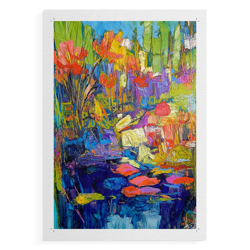 Série FLORAL DCXII - Impression sur toile seulement - NON CADRE, H 18 po x l 12 po