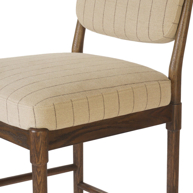 Esther Stool-Lavon Flint, Bar Stool (31.18" Seat Height), Drifted Oak, Lavon Flint
