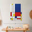 Géométrique «Mondrian II» sur toile-1534421106