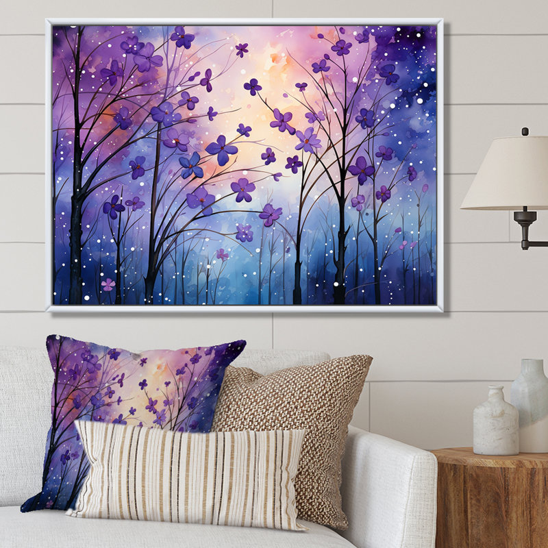 «Sureal Enchantment» sur impression sur toile, H 16 po x l 32 po x P 1 po, Cadre naturel flottant