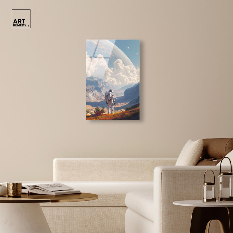 Art mural astronaute par Star Remise I, prêt à accrocher, 24 x 36, H 36 po x l 24 po