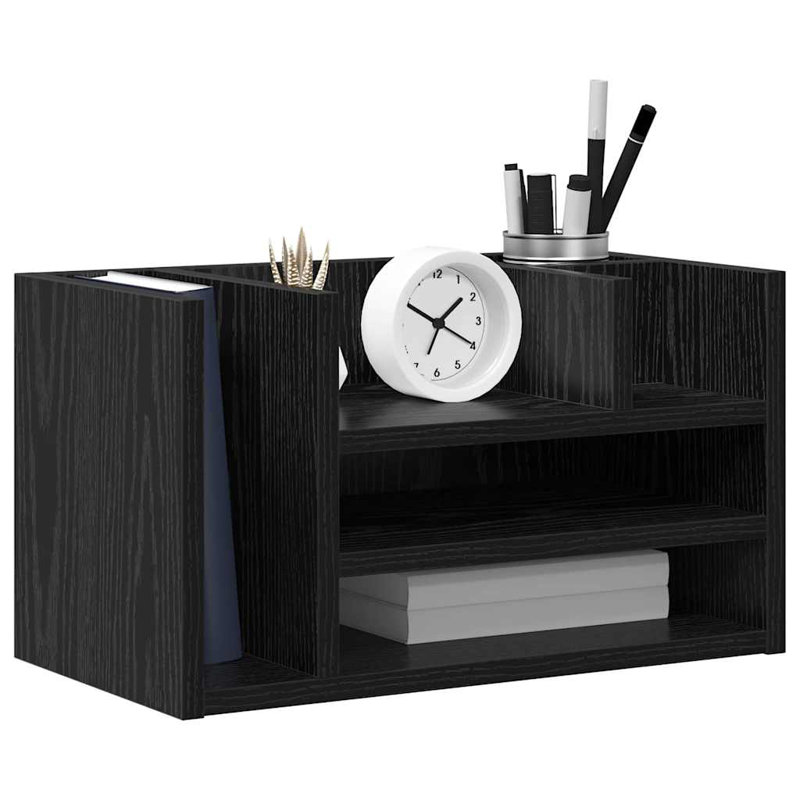 Manufactured Wood Desk Organiser, Old Wood