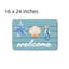Tapis pour salle de bain Seaside Elements Decor, 16 l x 24 L