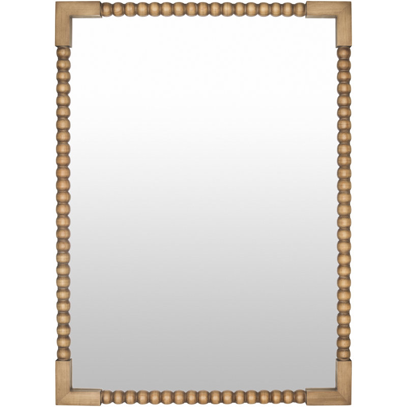 Miroir Galey Alix x Livabliss Lizzie, Brown Wood, 46" H x 34" W