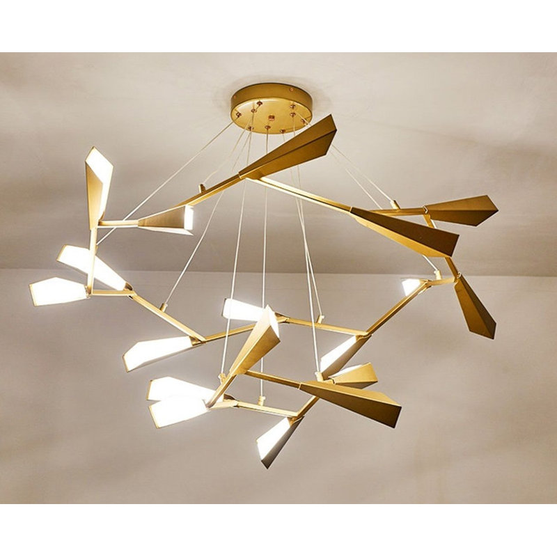Lustre géométrique 8 lumières unique/à l’état Resendez