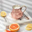 Bougie en pot parfumée d'inspiration rétro