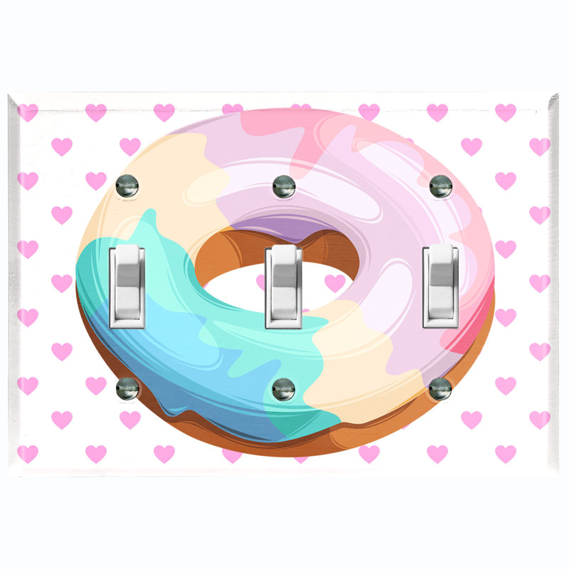 Plaque murale 3 bandes Donut Frosting