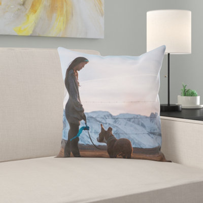 Dog Throw Pillow