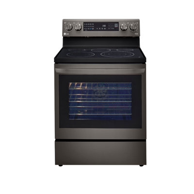 6.3 cu ft. Smart Wi-Fi Enabled True Convection InstaView Electric Range with Air Fry -  LG, LREL6325D