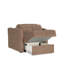 Fauteuil convertible avec accoudoirs convertibles 3-en-1 Annaleya-542408179