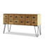 Console multi-tiroirs de style ferme