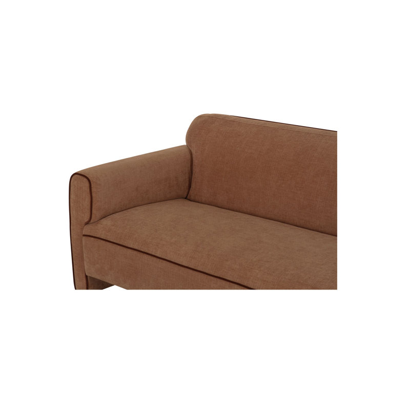 Leo Sofa Chartreuse, Solid Brown