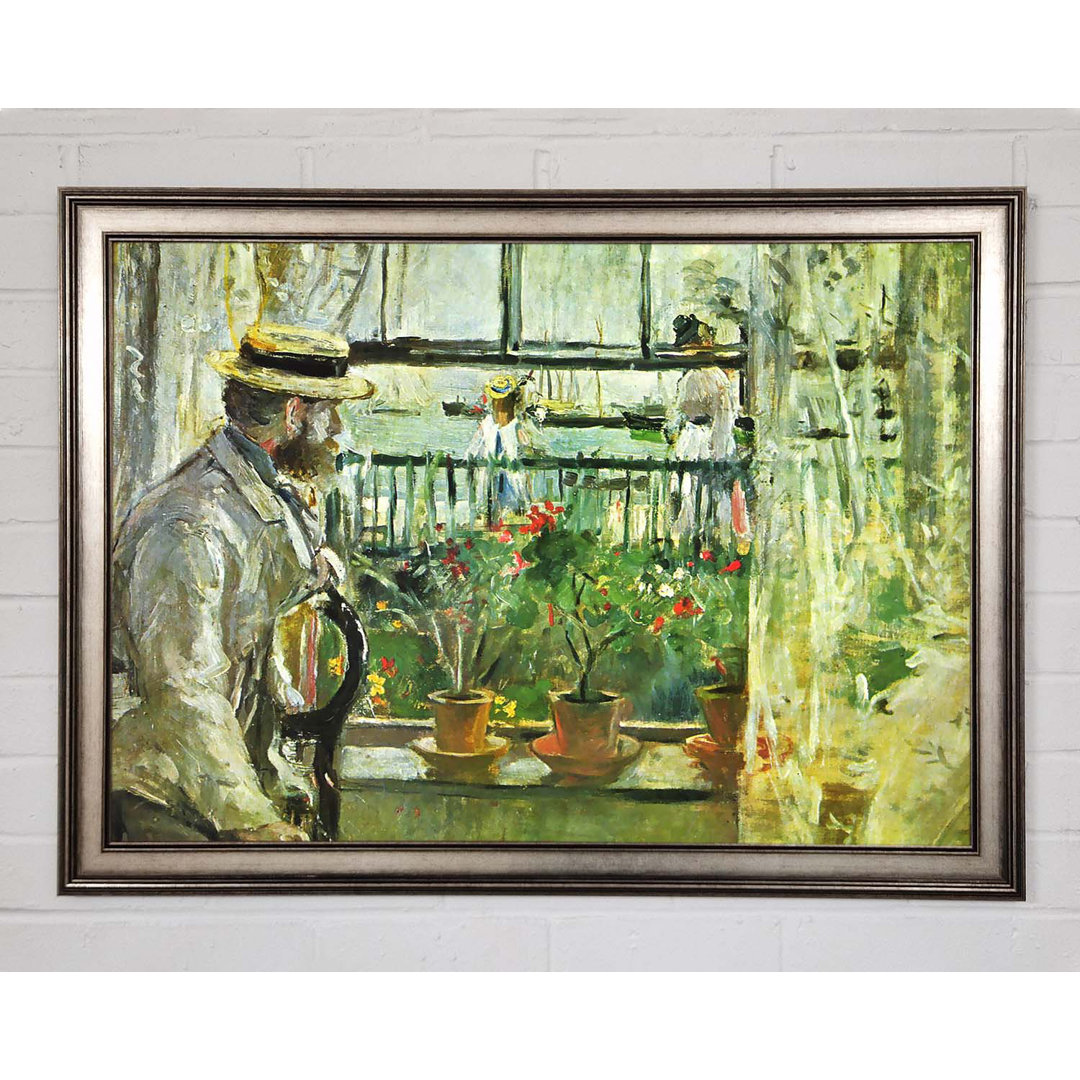 Morisot malt Manet auf der Isle of Wight - Einzelne Bilderrahmen Kunstdrucke