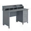 Classic Office Desk With Storage, Grey