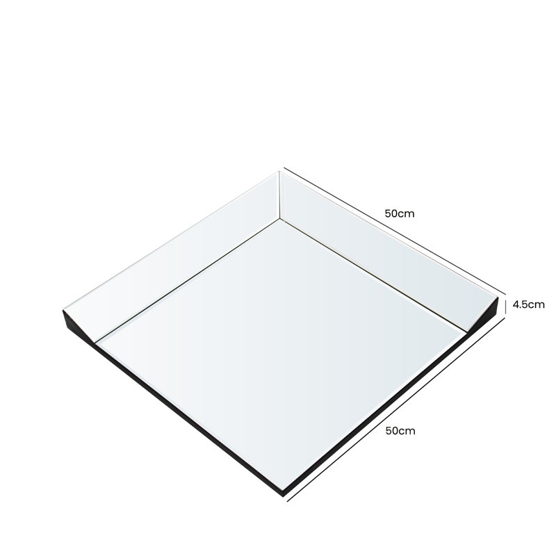 Risco Glass Flat Wall Mirror