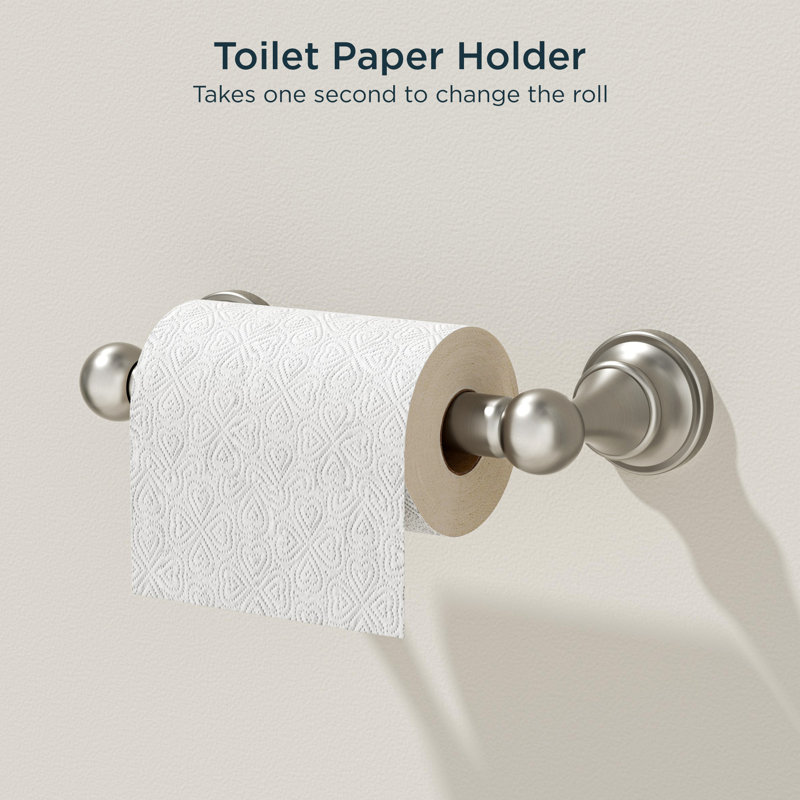 Forious Bathroom Hardware Set, Brushed Nickel