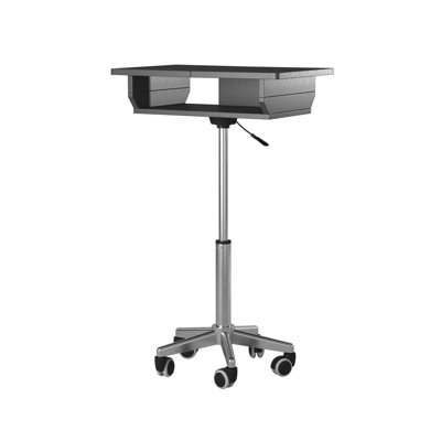 Folding Table Laptop Cart, Graphite