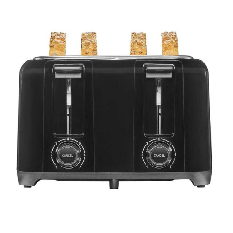 Proctor-Silex 4-Slice Toaster with Extra Wide Slots for Bagels, Cool-Touch Walls, Shade Selector, Toast Boost, Auto Shut-off and Cancel Button
