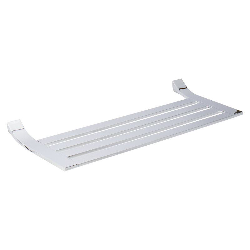 Cinu 24" Hotel Shelf, Polished Chrome