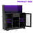 Bar Cabinet With LED Light And Wine Rack, Coffee Bar Cabinets With Drawer And Glass Holder, Sideboard Table With Storage Shelves-1151051404