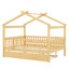 Lit en bois avec couchette-1829324156