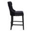 Grand tabouret en velours-1995886167