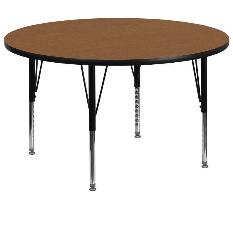 Table d'activité 42 po Goddard, Chêne, L 42 po x P 42 po x H 21,125 po à 30,125 po