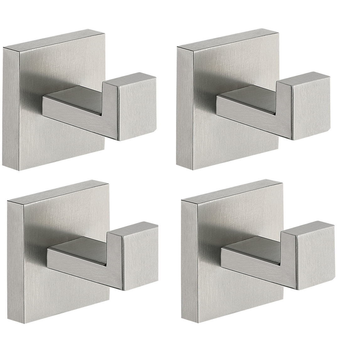 Wall Mounted Towel Hooks Bathroom Towel Hooks (Set of 4) maiguoone 
