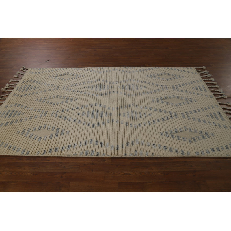 Tapis oriental géométrique marocain 5 x 8