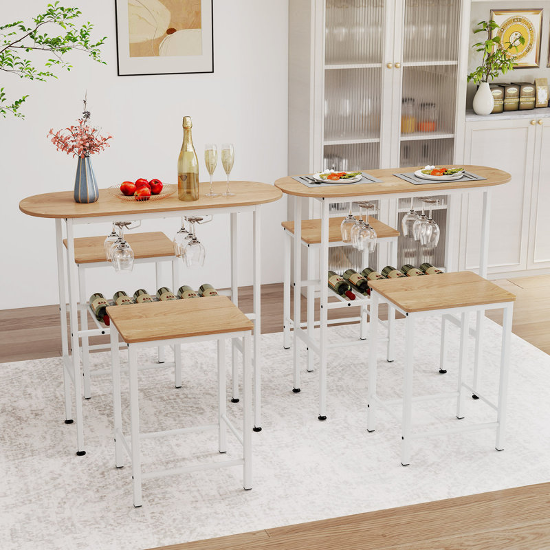 2 - Person Dining Set, Yellow/White